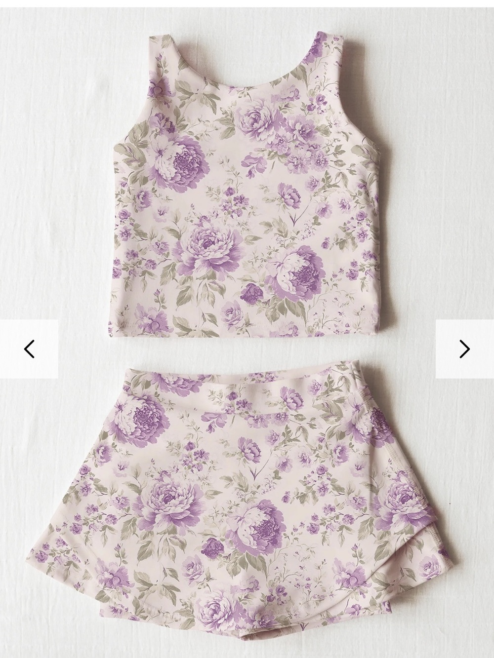 Charlie’s Project Lady Violet - Girls Athletic Skort Set